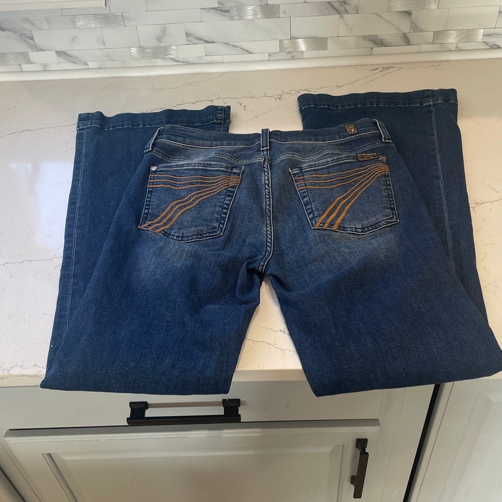 7 for all man kind tailorless stretch dojo jeans 29